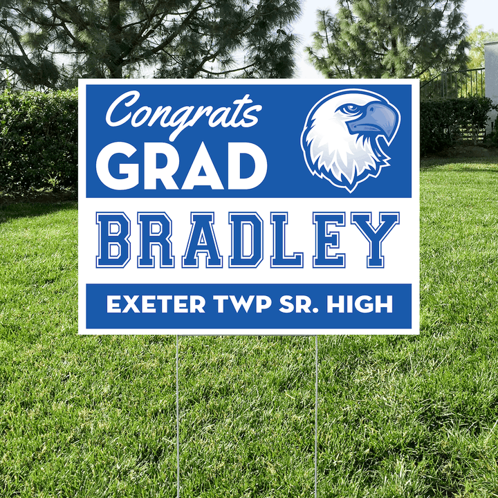 Class of 2027 Exeter Graduate Yard Signs