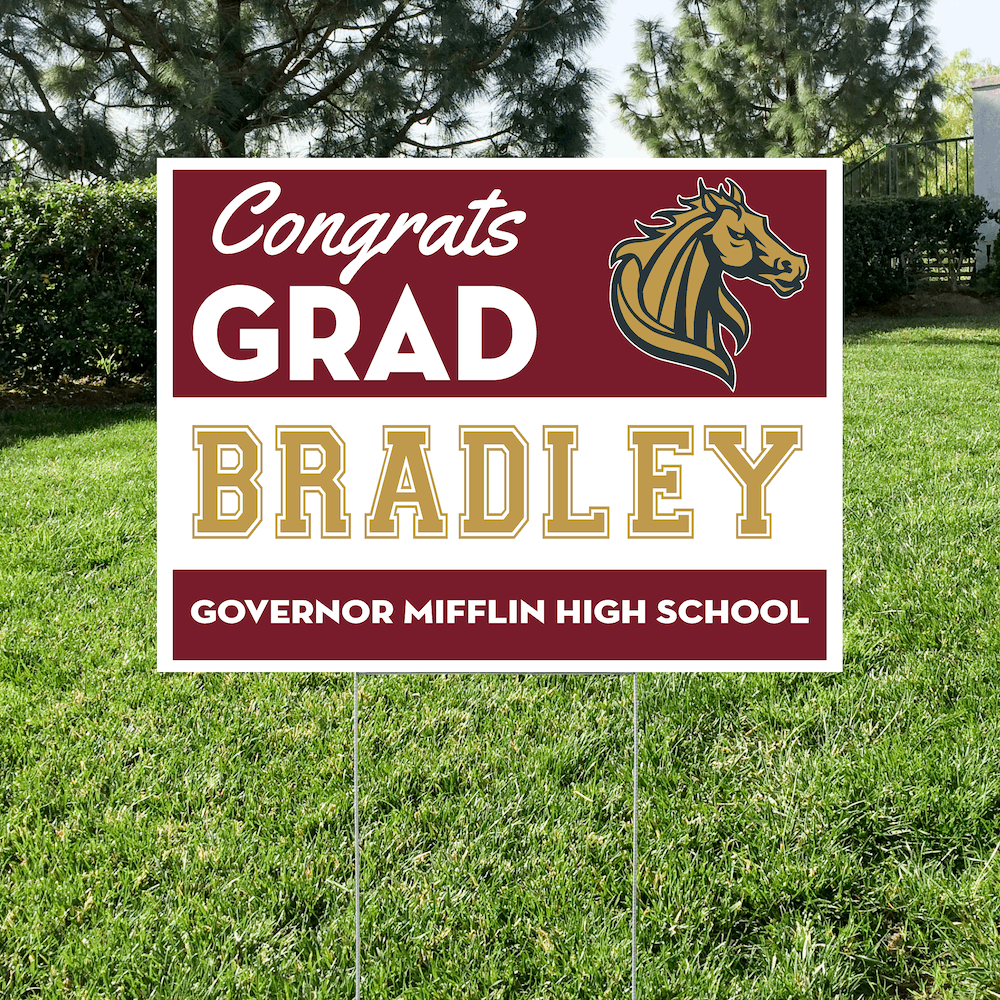 Class of 2027 Governor Mifflin Graduate Yard Signs
