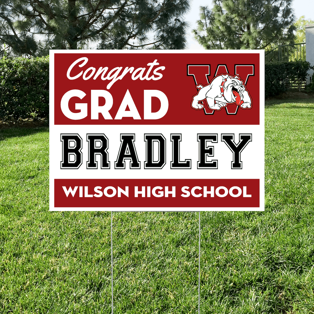 Class of 2027 Wilson Graduate Yard Signs
