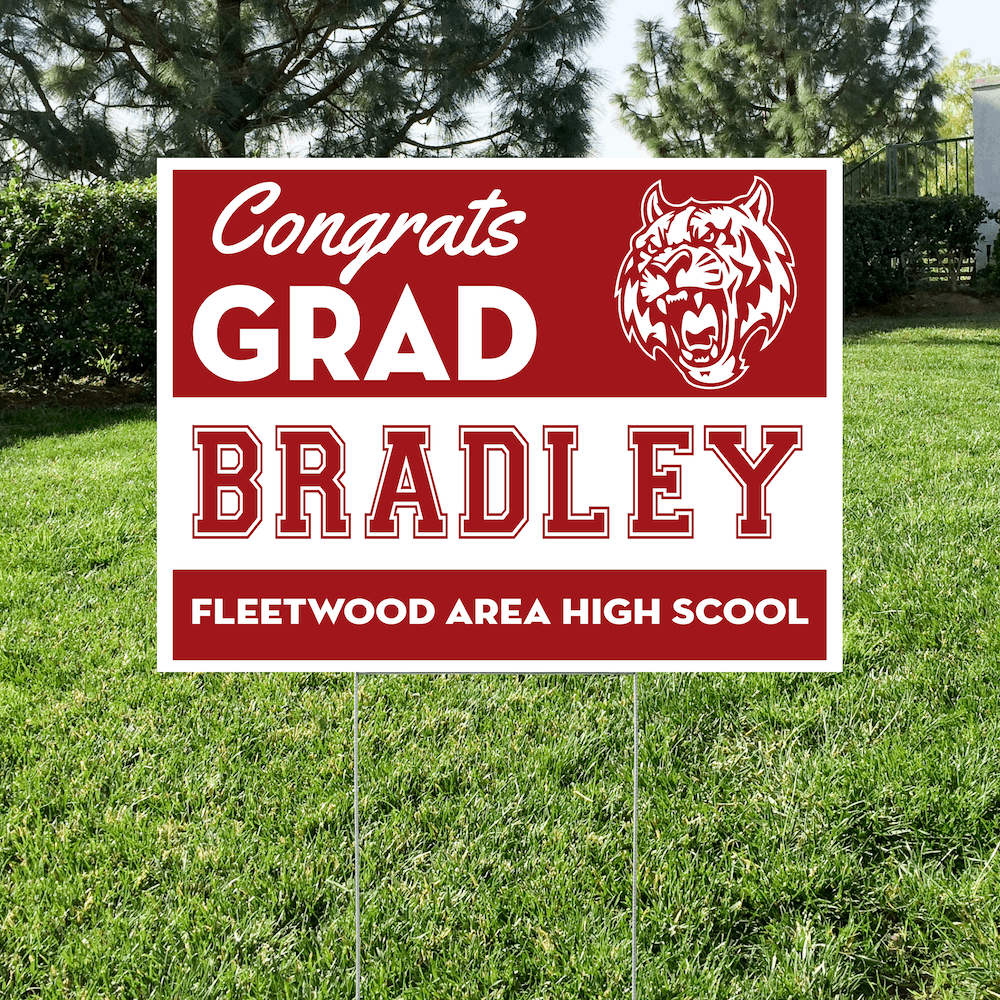 Class of 2027 Fleetwood Graduate Yard Signs