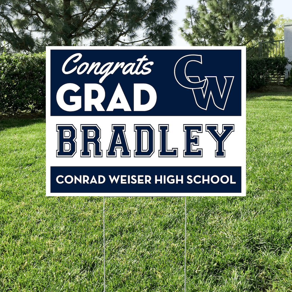 Class of 2027 Conrad Weiser Graduate Yard Signs