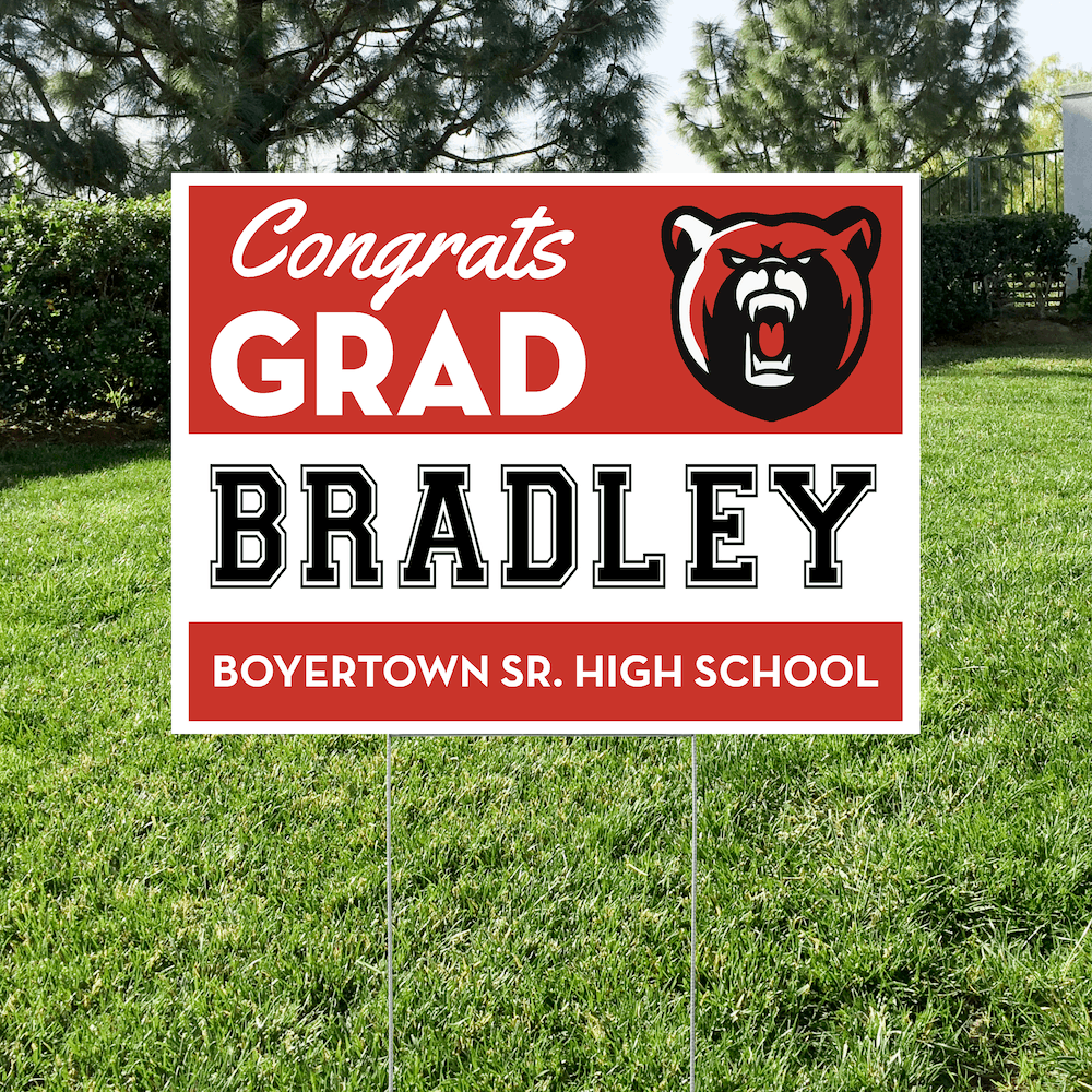 Class of 2027 Boyertown Graduate Yard Signs