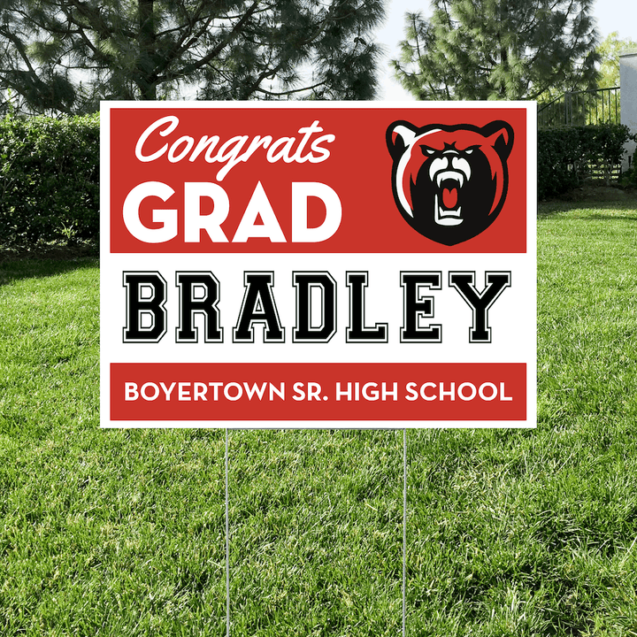 Class of 2027 Boyertown Graduate Yard Signs