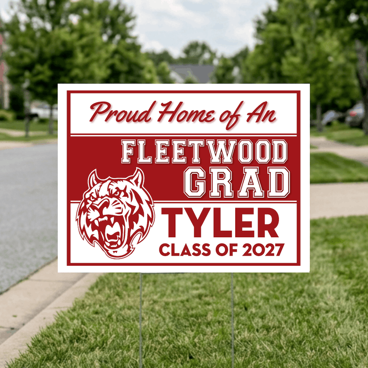 Class of 2027 Fleetwood Graduate Yard Signs