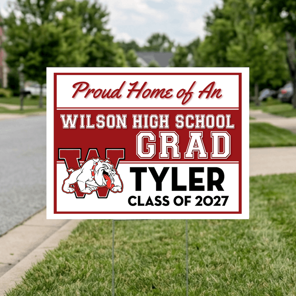 Class of 2027 Wilson Graduate Yard Signs