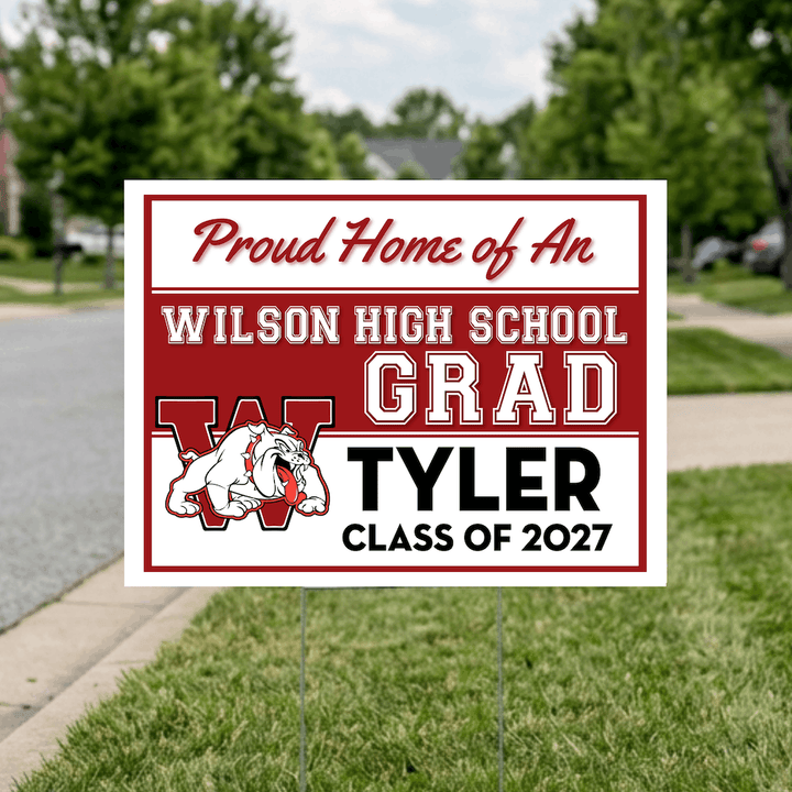 Class of 2027 Wilson Graduate Yard Signs