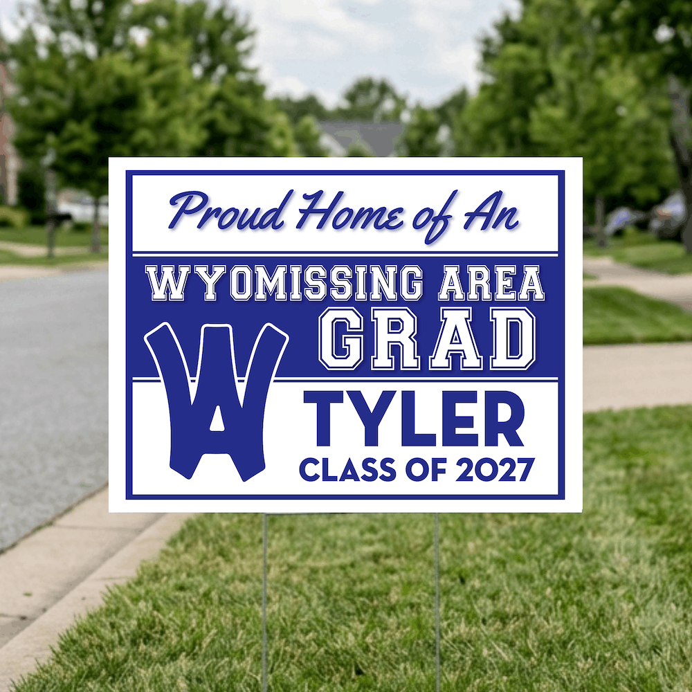 Class of 2027 Wyomissing Graduate Yard Signs