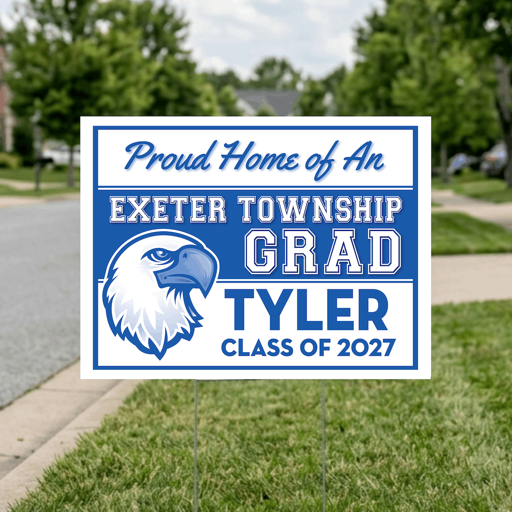 Class of 2027 Exeter Graduate Yard Signs