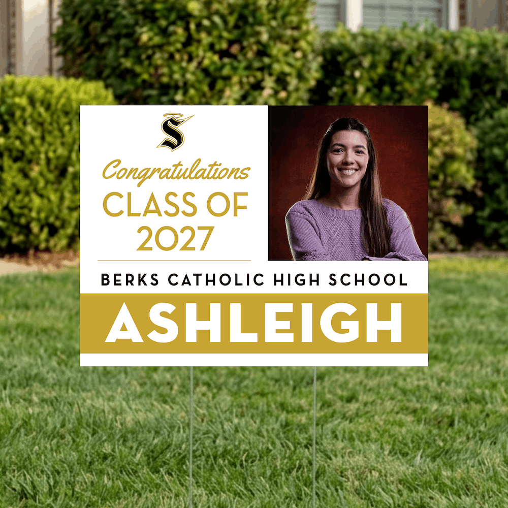 Class of 2027 Berks Catholic Graduate Yard Signs