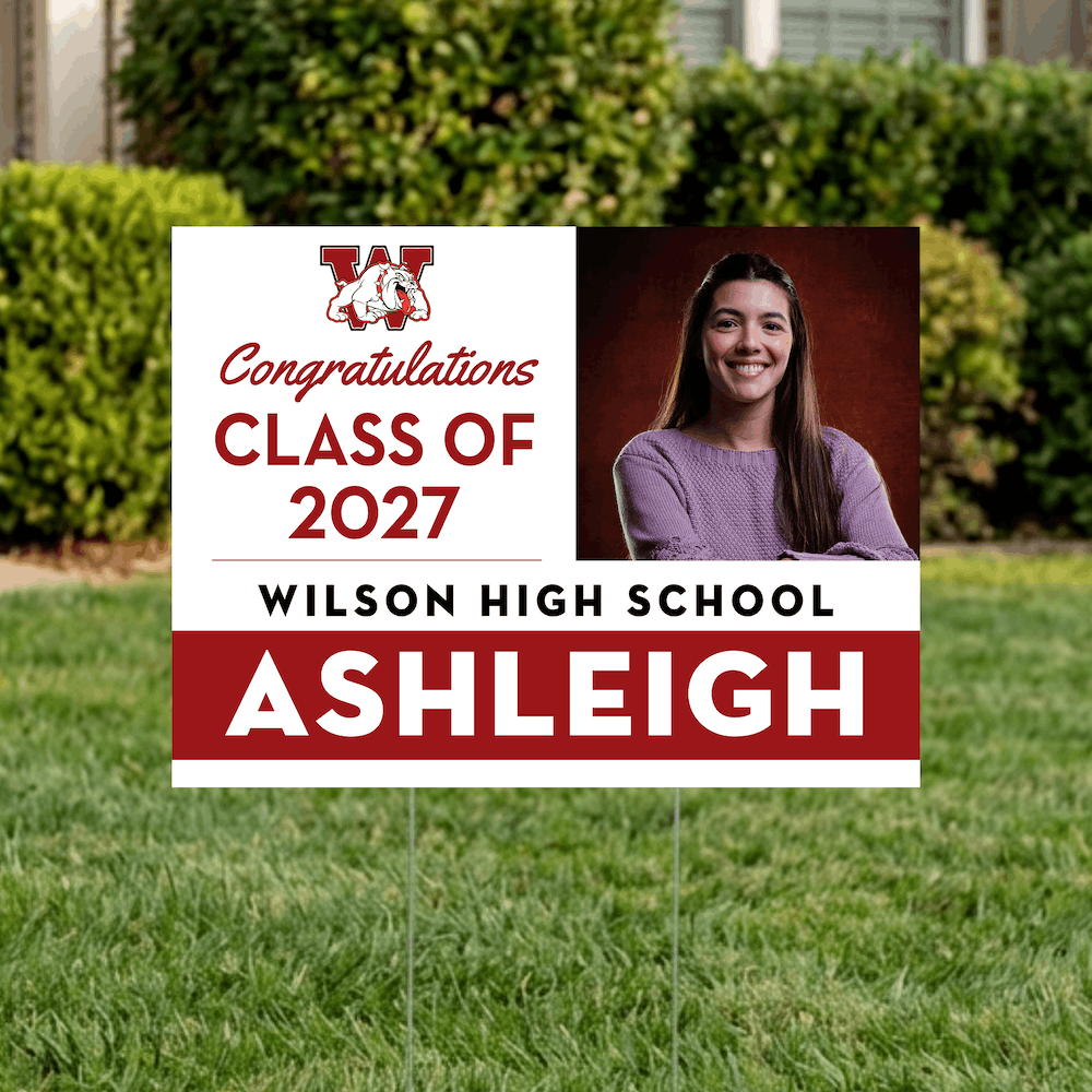 Class of 2027 Wilson Graduate Yard Signs