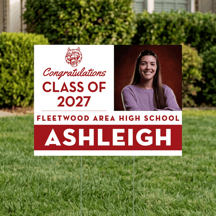 Class of 2027 Fleetwood Graduate Yard Signs