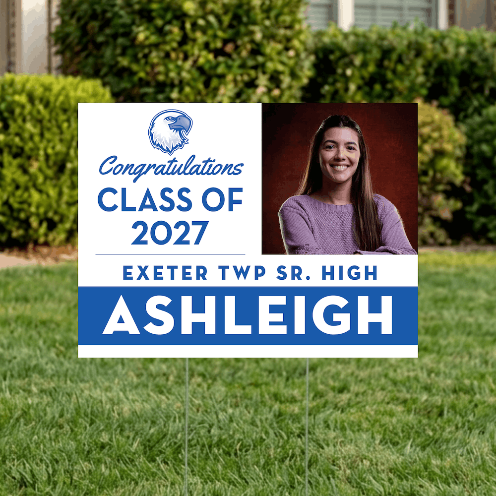 Class of 2027 Exeter Graduate Yard Signs