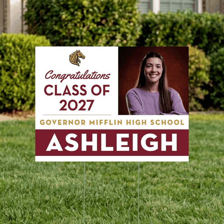 Class of 2027 Governor Mifflin Graduate Yard Signs