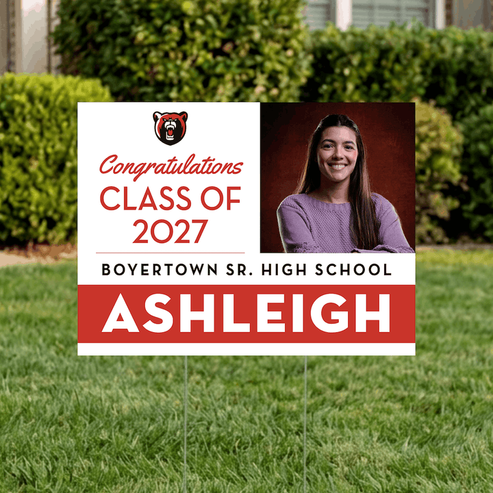 Class of 2027 Boyertown Graduate Yard Signs