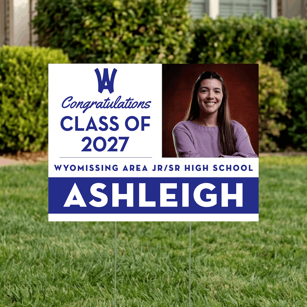 Class of 2027 Wyomissing Graduate Yard Signs