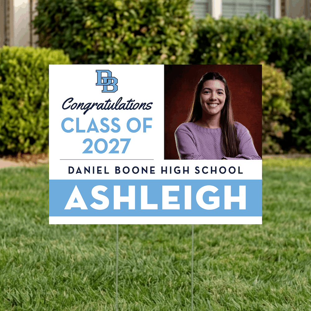 Class of 2027 Daniel Boone Graduate Yard Signs