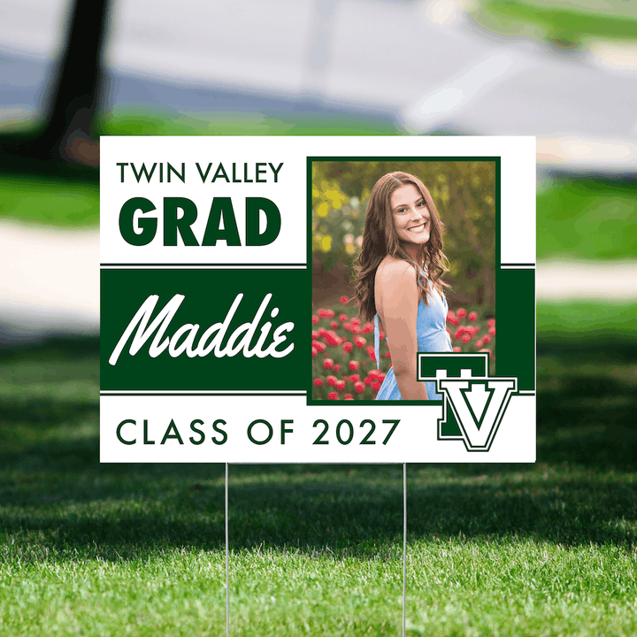 Class of 2027 Twin Valley Graduate Yard Signs