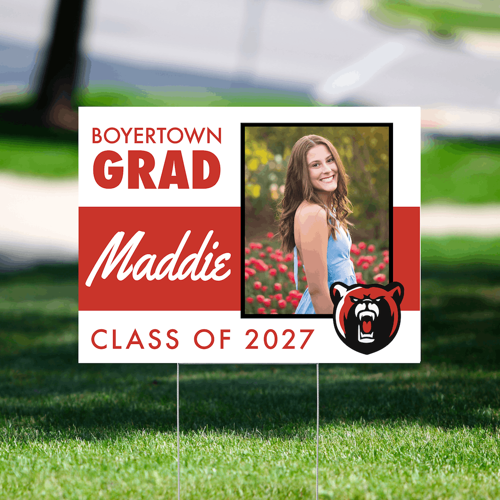Class of 2027 Boyertown Graduate Yard Signs