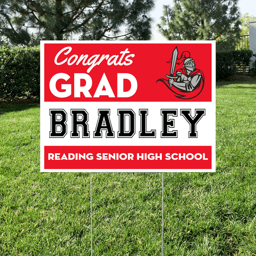 Class of 2027 Reading High Graduate Yard Signs
