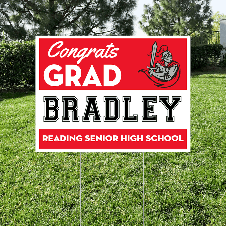 Class of 2027 Reading High Graduate Yard Signs