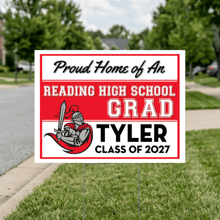 Class of 2027 Reading High Graduate Yard Signs