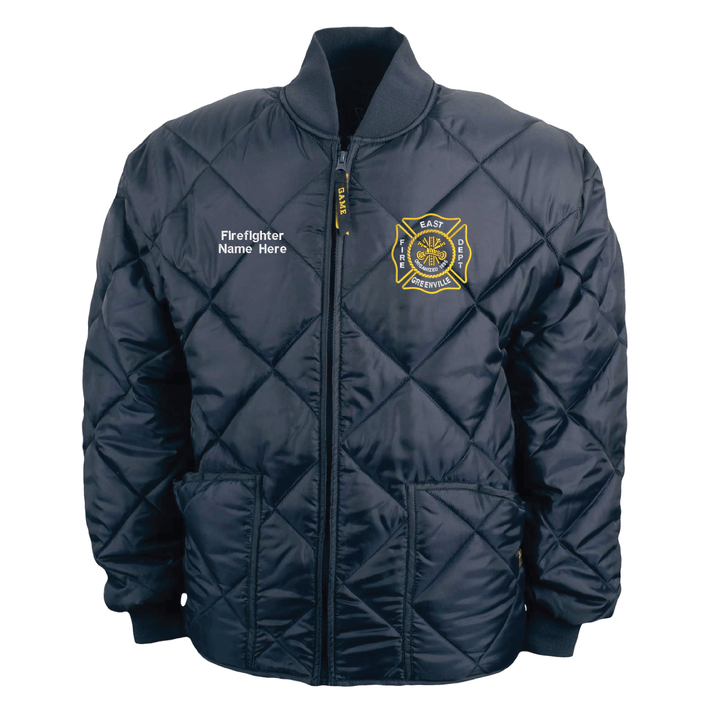 East Greenville Game Workwear The Bravest Diamond Quilt Jacket