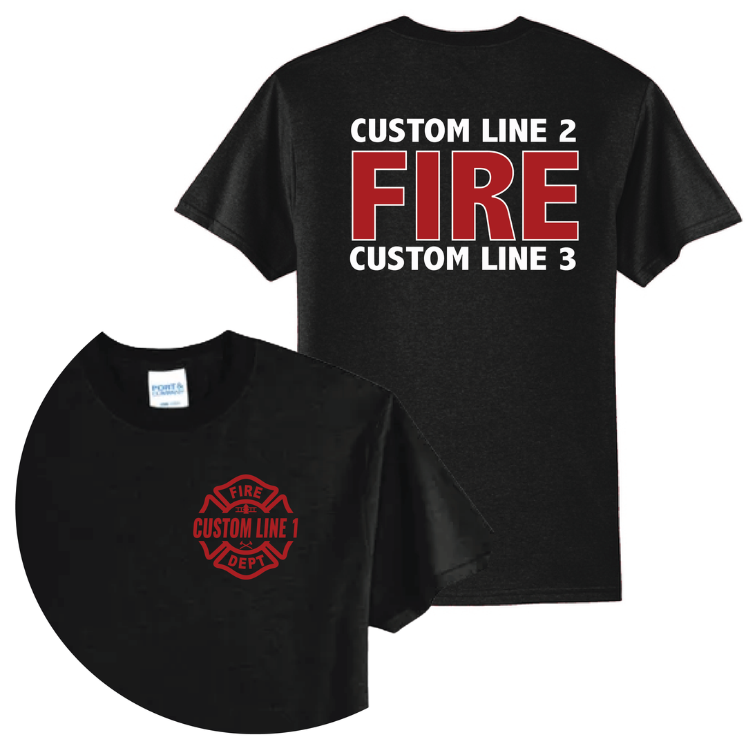 Personalized Local Fire Department Heavy Cotton™ T-Shirt