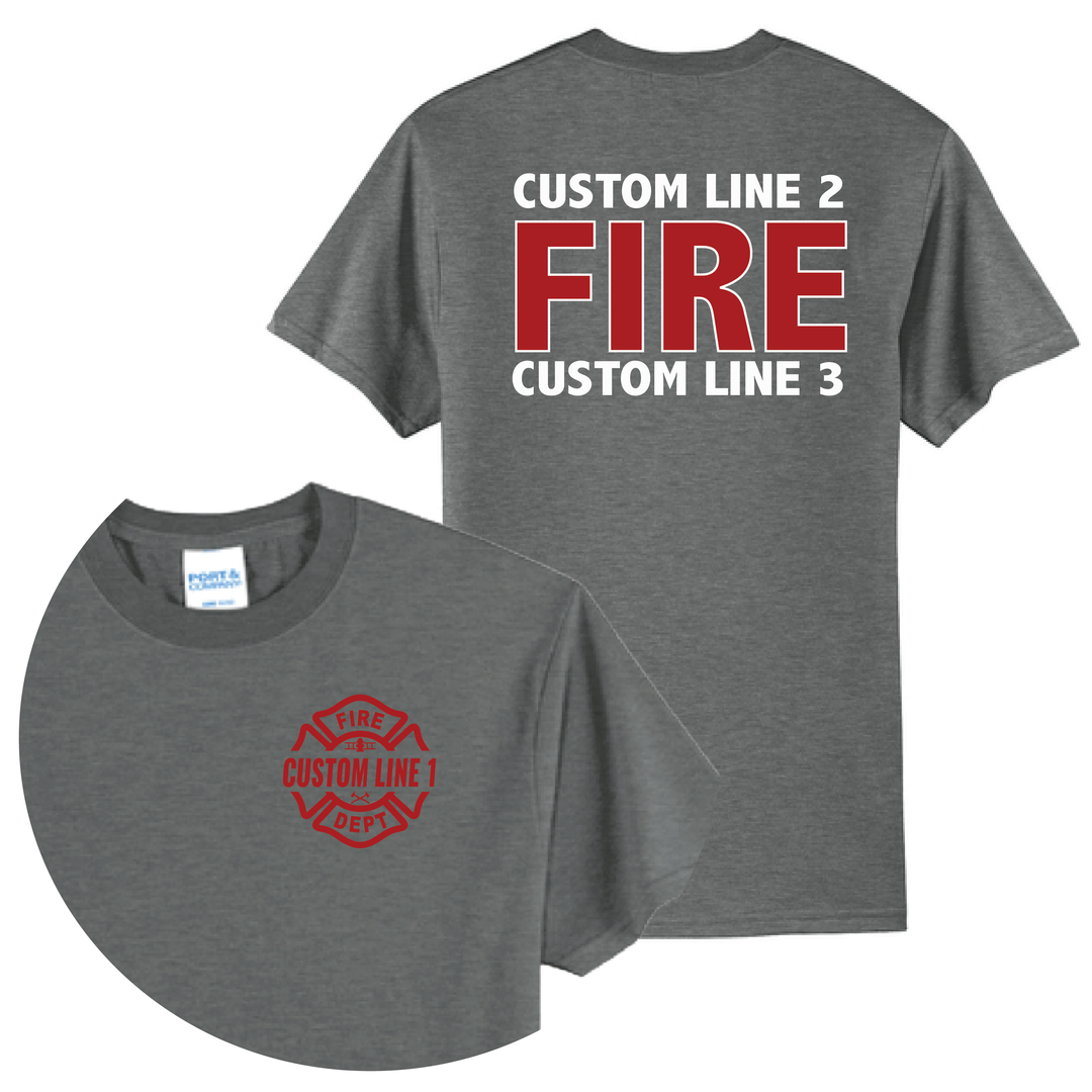 Personalized Local Fire Department Heavy Cotton™ T-Shirt