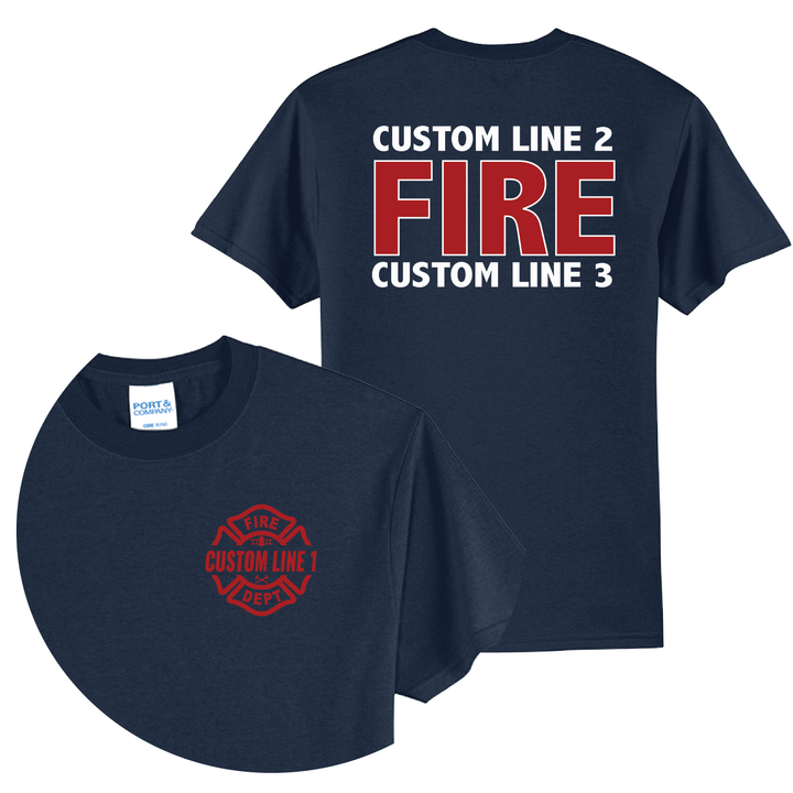 Personalized Local Fire Department Heavy Cotton™ T-Shirt
