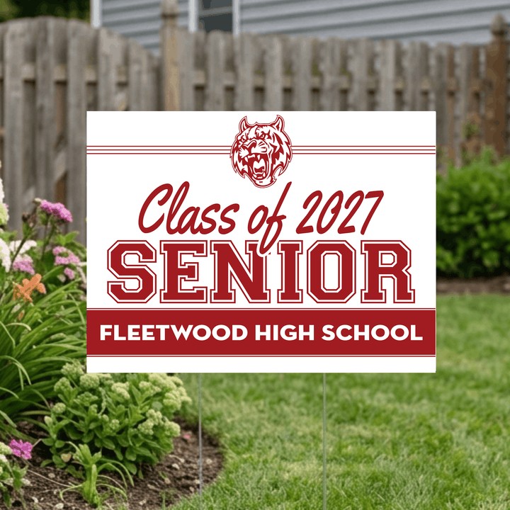 Fleetwood senior yard sign