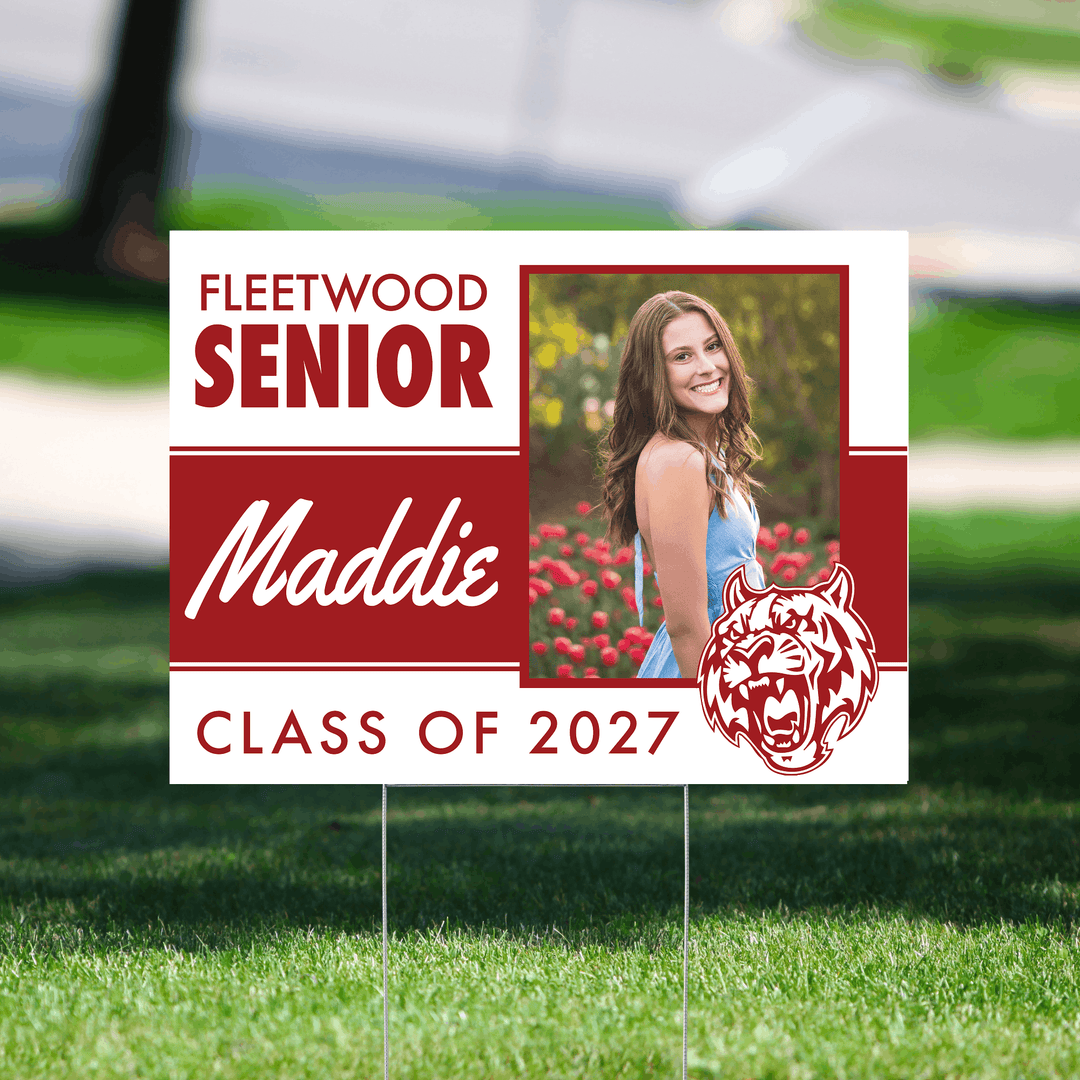 Fleetwood senior yard sign