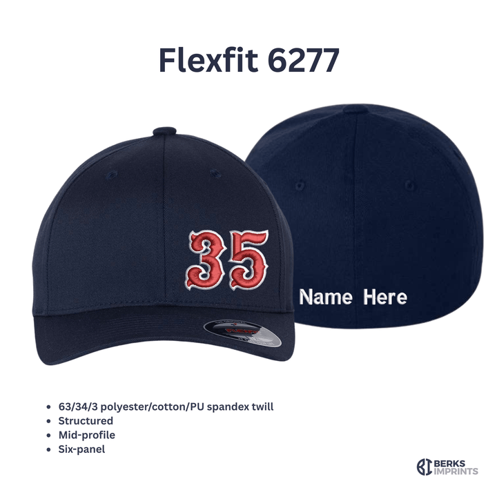 Custom Fire Department Number Embroidered Hat