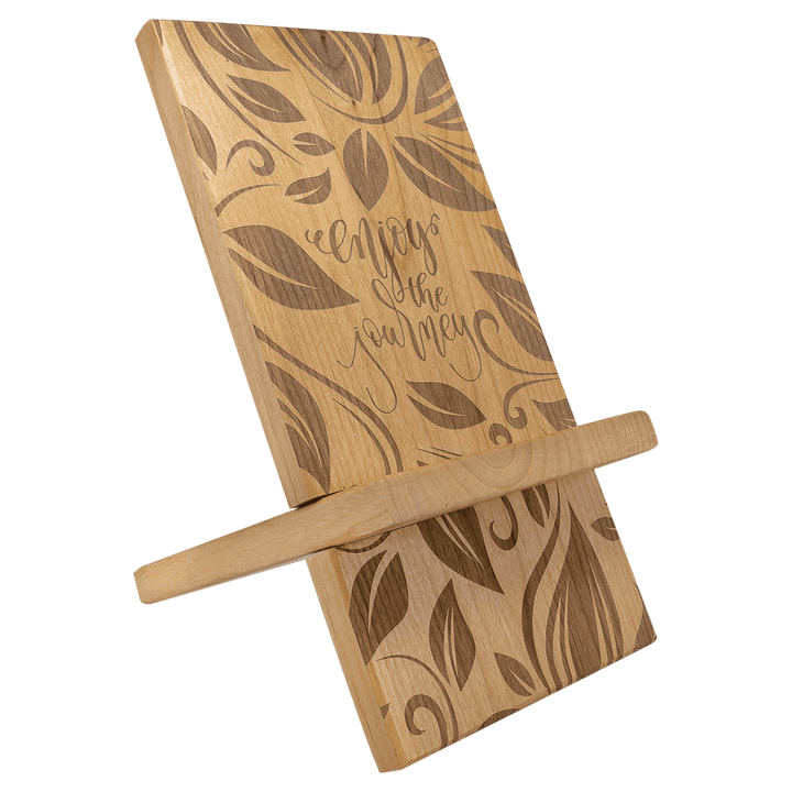 6" x 12" (Tablet) red alder phone and tablet easel