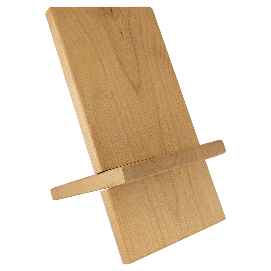 Tablet-size red alder stand