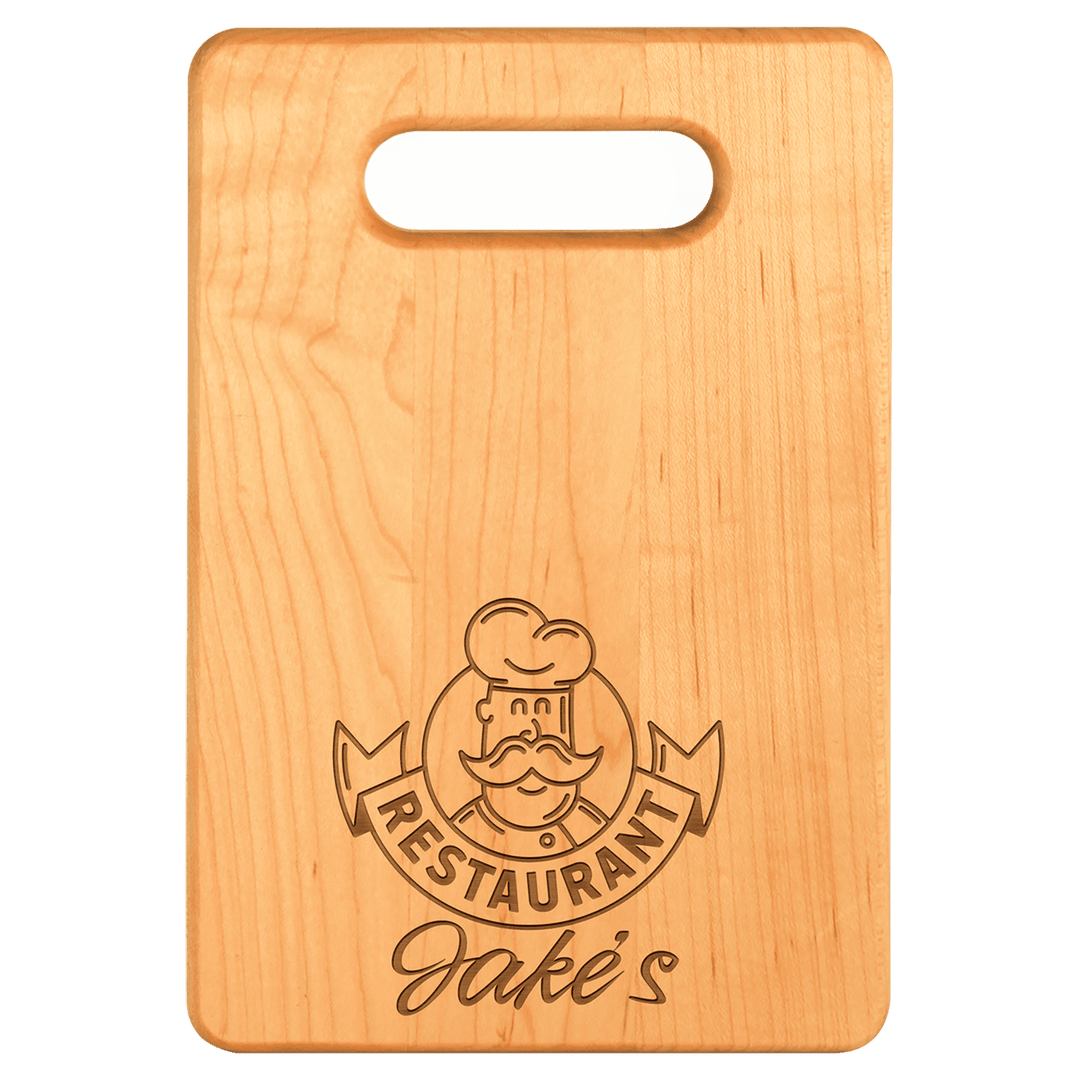 9" x 6" maple cutting board