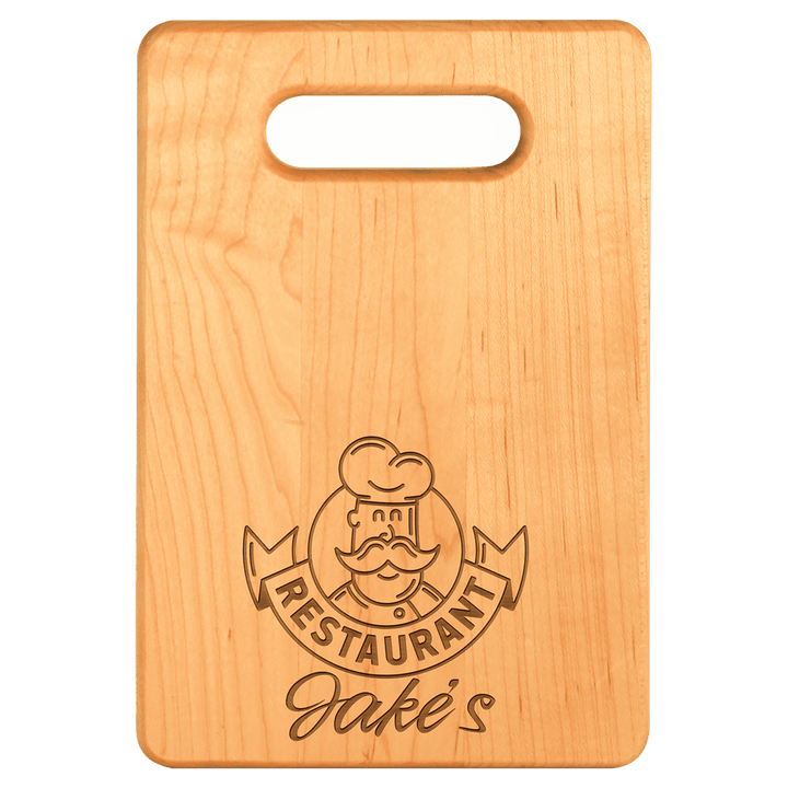 9" x 6" maple cutting board