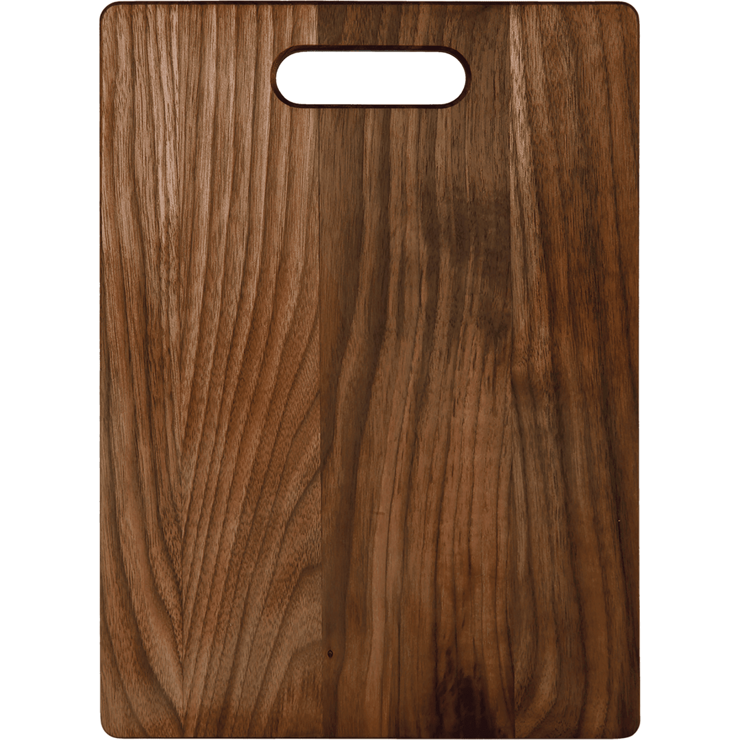 13 3/4 x 9 3/4 inch walnut cutting board
