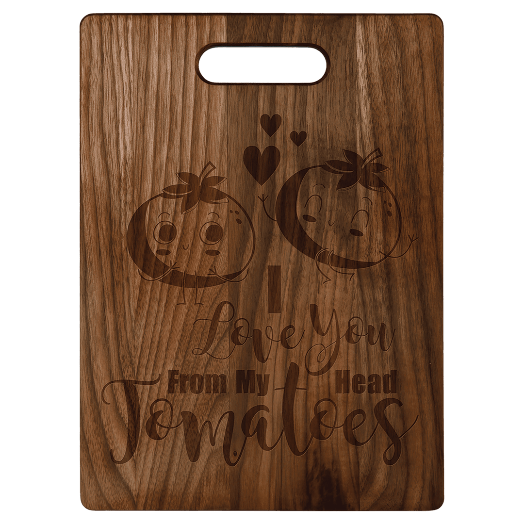 13 3/4" x 9 3/4" walnut cutting board