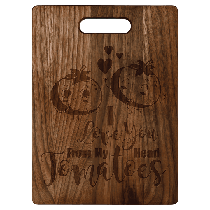 13 3/4" x 9 3/4" walnut cutting board
