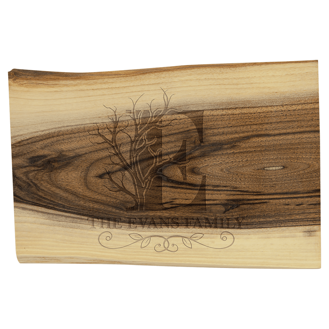 9" x 6" Black Walnut Bar Cutting Board