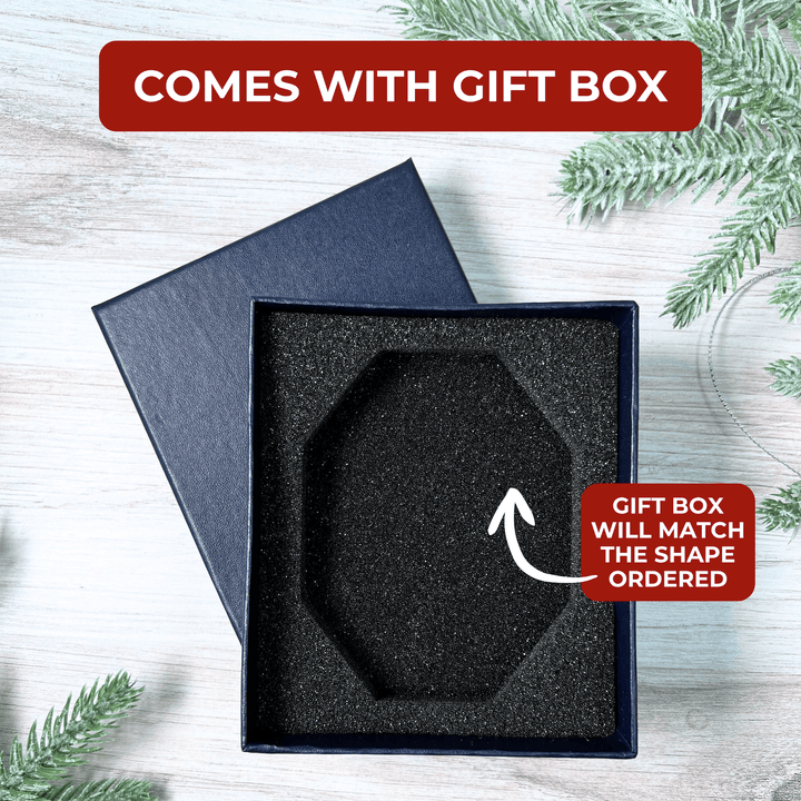 Custom Corporate Crystal Ornament – Oval Laser Engraved Logo Gift