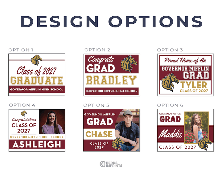 Class of 2027 Governor Mifflin Graduate Yard Signs