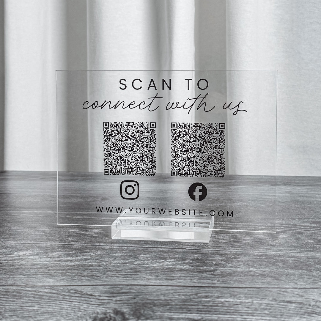 Custom Table Acrylic Sign | Event Display | Corporate Sign