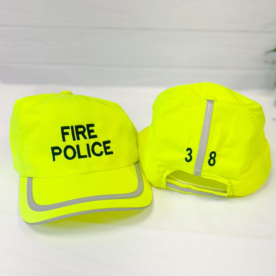 Hi Vis Fire Police Hat