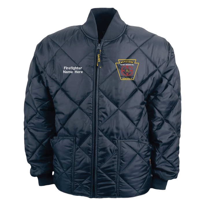 Keystone Water Rescue Game Workwear The Bravest Diamond Quilt Jacket