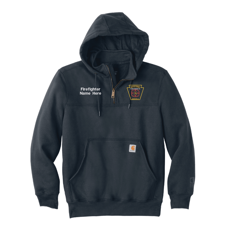 Keystone Water Rescue Carhartt® Rain Defender ® Heavyweight Hooded Zip Mock Sweatshirt