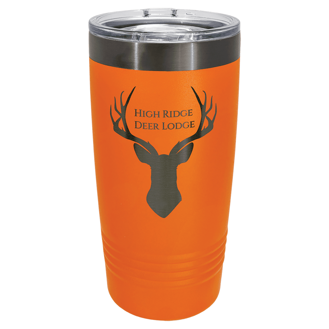 Polar Camel 20 oz ringneck tumbler in Orange Ghost