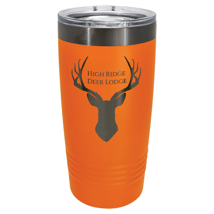 Polar Camel 20 oz ringneck tumbler in Orange Ghost