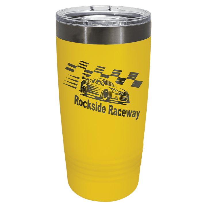 Polar Camel 20 oz ringneck tumbler in Yellow Ghost
