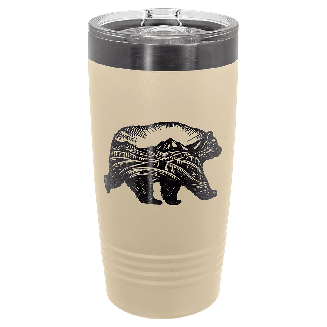 Polar Camel 20 oz ringneck tumbler in Warm Sand
